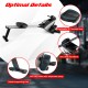 Adjustable folding magnetic rowing machine features an ergonomic seat, anti-skid handlebars, and non-slip pedals for.